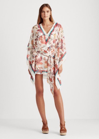 Kimonos Ralph Lauren Mujer Multicolor - Crinkle Chiffon Cover-Up - NSHAU4325